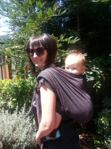 This was back in the "pant trick" learning days for me. Look at that bottom rail! So much slack, it was falling off my shoulders.