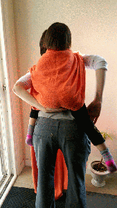 Here's me demonstrating how I used to struggle to try to make a seat before I saw "the light". ;)