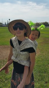 Playing around with my toddler in the park