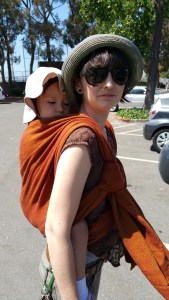 Knotless finish in the Garnet & Gold