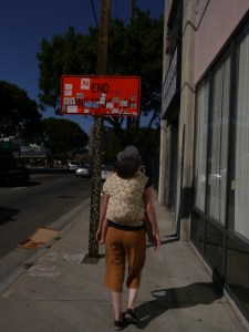 "Walking in LA... nobody walks in LA" 