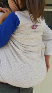 Close up of the detail on the Volare Ibis in a rucksack carry